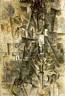 Pablo Picasso Accordionist painting